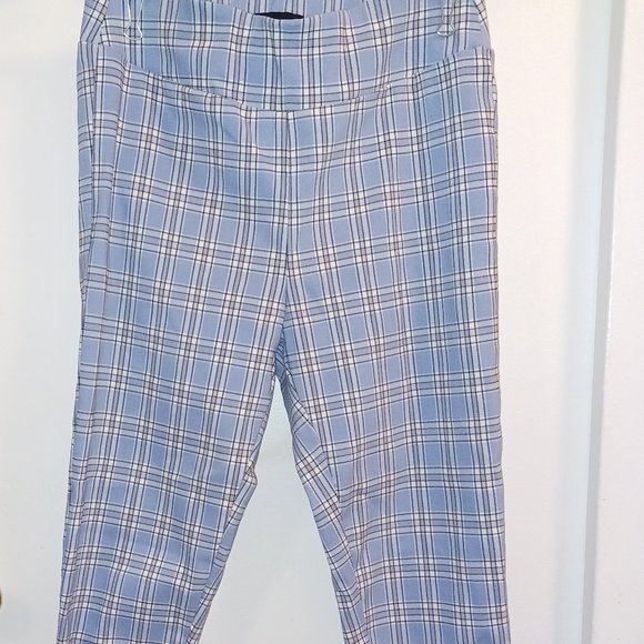 BLUE PLAID PANTS (CLUELESS LOOK/PATTERN) - Picture 3 of 9